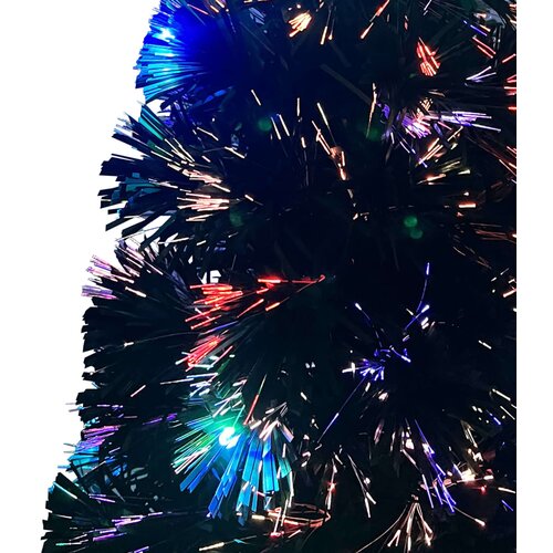 Osvijetljeno božićno drvce sa stalkom i LED 150 cm optička vlakna Slike