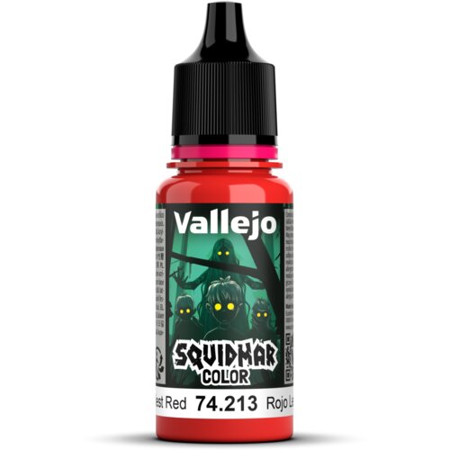 Vallejo Squidmar Color - 213 Deadliest Red Cene