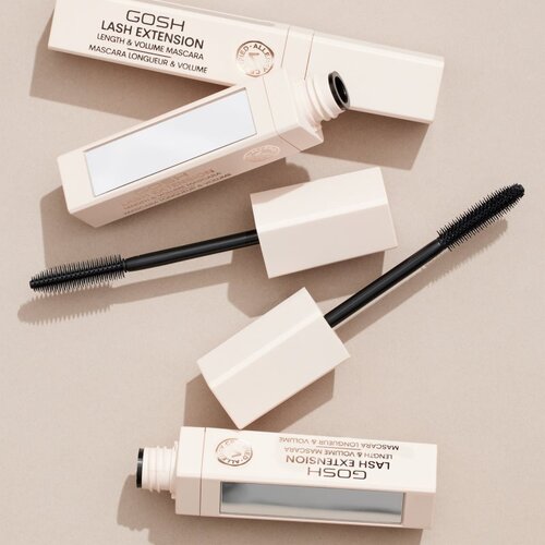 Gosh Lash Extension maskara za zgostitev in podalj&amp;scaron;anje trepalnic odtenek Extreme Black 7 ml Slike