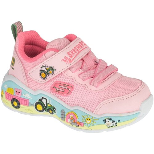 Skechers Nizke superge John Deere: Play Scene - Farm Girlie Rožnata Cene