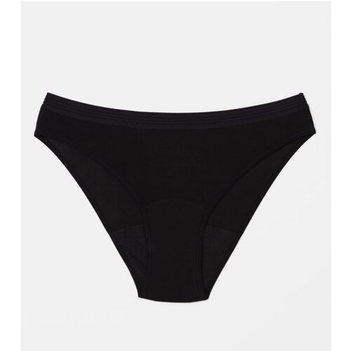 Snuggs Brief Medium Black menstrualne hlačke iz blaga za srednje močno menstruacijo velikost M 1 kos Cene