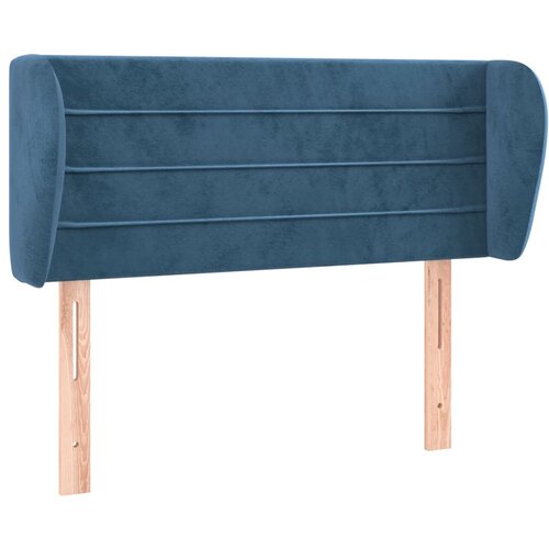 vidaXL Uzglavlje s ušima tamnoplavo 83x23x78/88 cm baršunasto Cijene