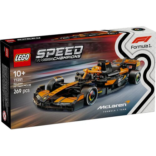Lego Speed Champions 77251 McLaren F1 Team MCL38 trkački automobil Slike
