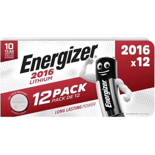 Energizer gumbne celice CR 2016 3 V 12 kos 90 mAh litij, (20430706) Cene