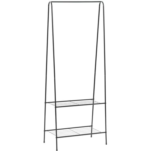 vidaXL Stojalo za oblačila 59x35x150 cm črne barve Cene