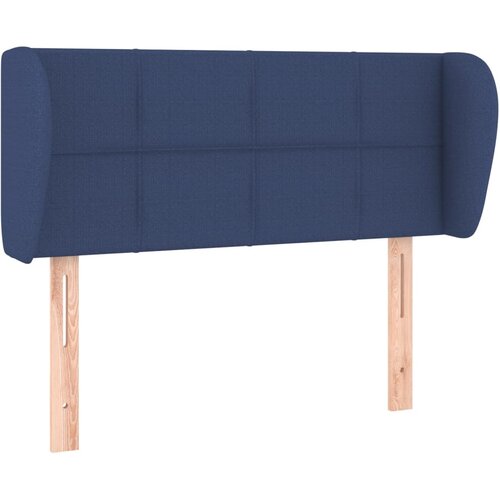 Maison Chic vzglavna omarica - nočna omarica - posteljna omarica z u&amp;scaron;esi modro 83x23x78/88 cm blago, (21708139) Slike