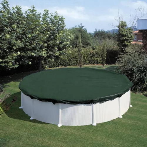 Summer Fun zimski pokrivač za bazen okrugli 300 cm PVC zeleni