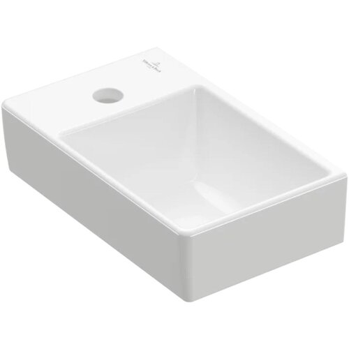 Villeroy Boch 43003R01 Avento 36 x 22 cm keramični umivalnik z odprtino za armaturo leva izvedba Cene