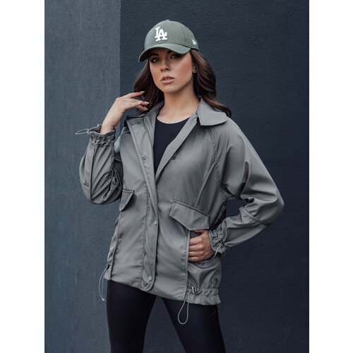 DStreet Women&amp;#039;s transitional jacket ORLANDO dark gray Slike