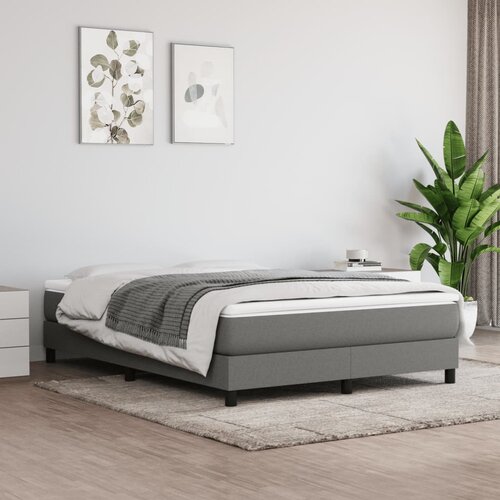 vidaXL Madrac s džepičastim oprugama tamnosivi 140x200x20cm od tkanine Cijene