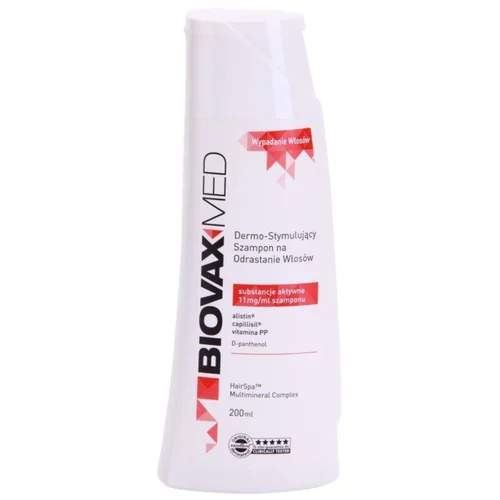 L´Biotica Biovax Med spodbujajoči šampon za okrepitev in rast las 200 ml