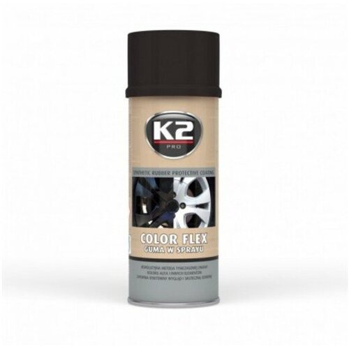 K2 auto care tekoča guma Color Flex 400ml - Črna Sijaj Cene