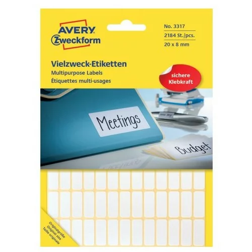 Avery Zweckform Etikete za označevanje 20 x 8 mm