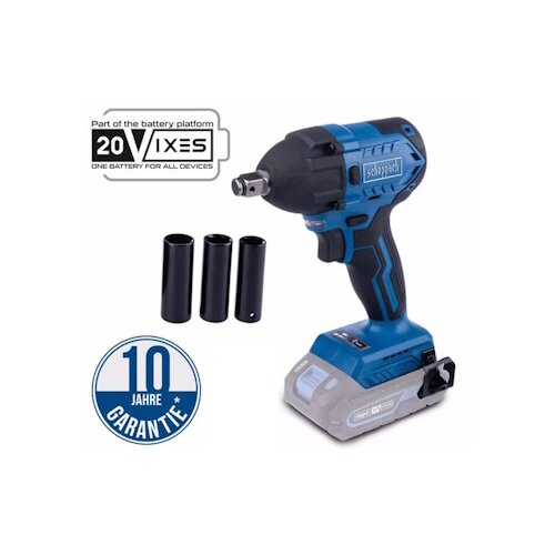 Scheppach aku udarni odvijač 370Nm 1/2” Brushless IXES BC-IW350-X + set punjač 2.4A i baterija 4.0Ah Cene