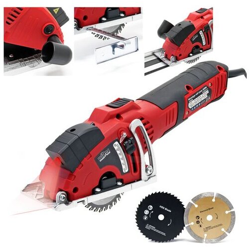 Wiltec krozna zaga z laserjem 600W z vodili 62554 Cene
