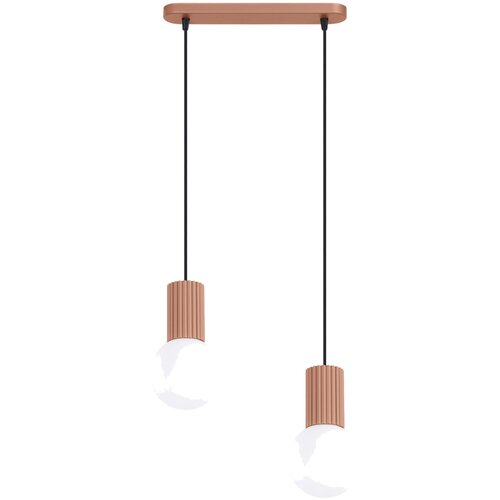Sollux Lighting Viseča svetilka HALO 2L mocca, (5000352285) Cene