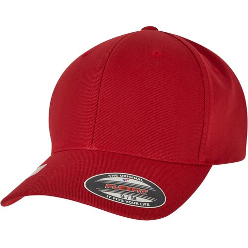 Flexfit Wooly Combed Waterrepellent Red Cap Slike