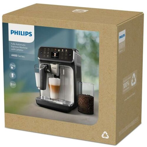 Philips super automatski aparat za kavu EP4446/70 crna srebrna 230 w 15 bar 1 8 l Slike