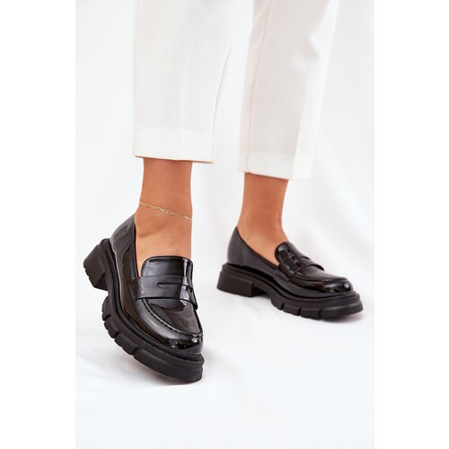 Boto Ladies Patent Moccasins Black Elearionna Cijene