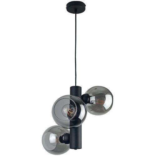  Luster na sajli TUBE 3xE27/60W/230V crna/zadimljena crna Cene