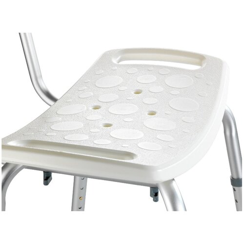 Wenko stolica s naslonom za tu&amp;scaron;iranje Stool With Back, 54 x 49 cm Slike