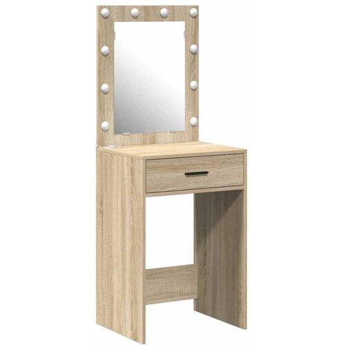  Toaletni stol Sonoma hrast 50 x 41 x 135 cm Konstruirano drvo Slike