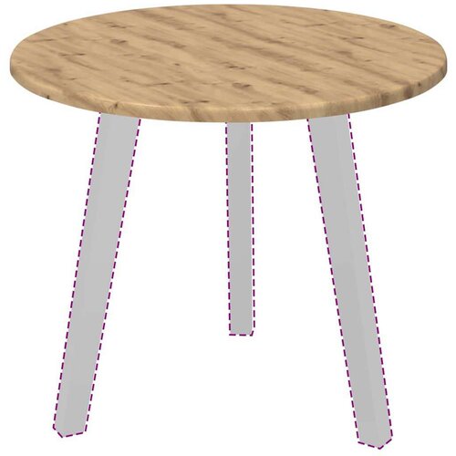 vidaXL Gornji dio stola hrast artisan 50 x 50 x 1.5 cm Cijene