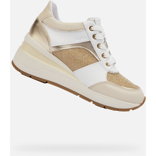 Geox White women&amp;#039;s sneakers Zosma - Women&amp;#039;s Slike