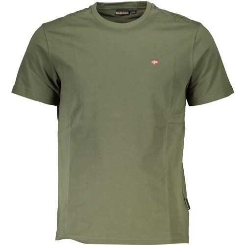 Napapijri GREEN MEN&amp;amp;#39;S SHORT SLEEVE T-SHIRT Slike