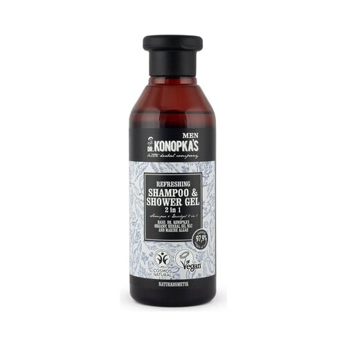 Dr. KONOPKA&amp;#039;S MEN Refreshing Shampoo &amp;amp; Shower Gel 2in1 Slike