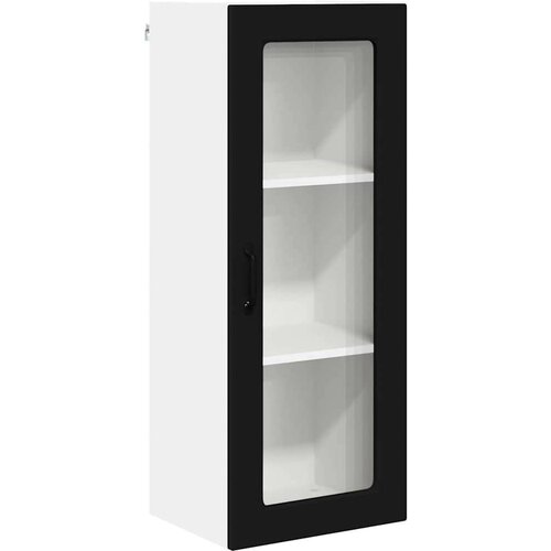  Zidni kuhinjski ormarić Crna 40 x 31 x 100 cm Konstruirano drvo Slike