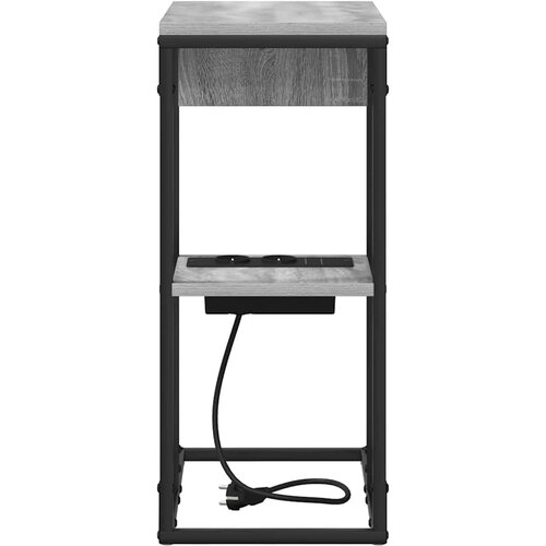  Noćni ormar Siva Sonoma 41,5 x 26 x 60,5 cm Konstruirano drvo Slike