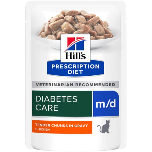 Hill’s 10 + 2 gratis! Hill's Prescription Diet mokra mačja hrana 12 x 85 g - m/d s pi&scaron;čancem Cijene