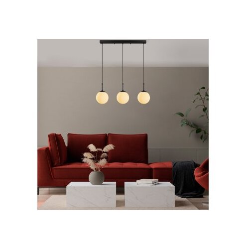 Opviq Luster Orbital-20-14051, 87x20x120cm, IP20, Crno-bijela Slike