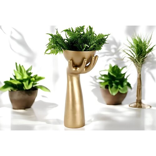 Aberto Design dekorativna figura CY0386, 28x60x28 cm, zlatna boja Slike
