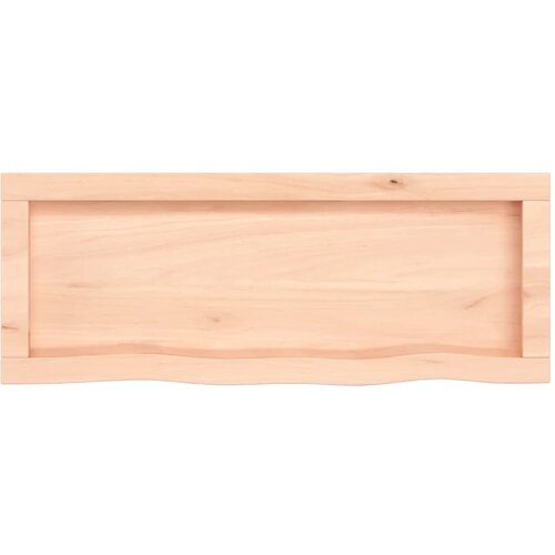  Zidna polica 80x30x(2-6) cm neobrađena masivna hrastovina Slike