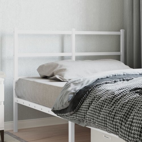 vidaXL Metalno uzglavlje bijelo 120 cm Cijene