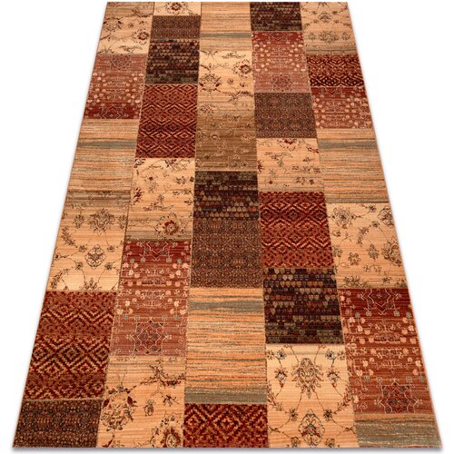 RugsX Preproge Preproga volna KASHQAI 4327 101 Patchwork terakota 200x300 cm Rdeča Cene