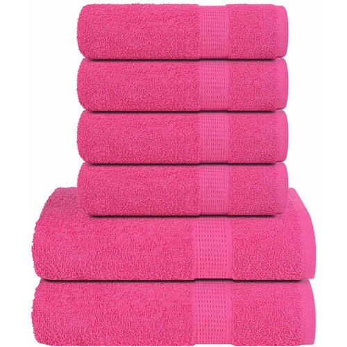 Furnova Komplet brisač 12-delni roza 360 gsm 100% bombaž, (21916758) Cene