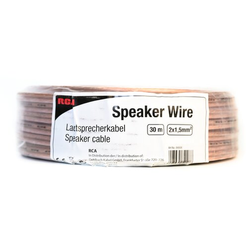 RCA D1C84008 zvučnički kabel stakleno prozirna 30 St. Cijene