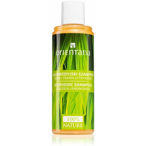 Orientana Ayurvedic Hair Shampoo Ginger & Lemongrass osvežujoči šampon 210 ml