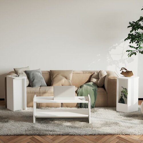 Hanah home set klub stolova Amon, beli Cene