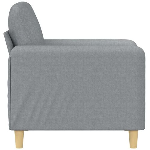  Fotelja svjetlosiva 60 cm od tkanine Slike