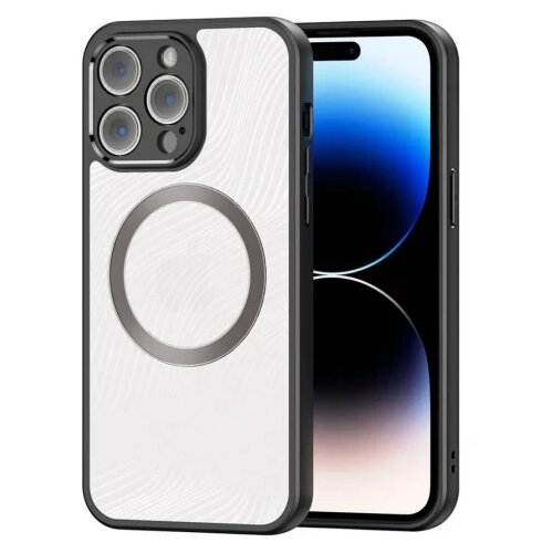 Dux ducis Aimo Mag - Durable Back Cover compatible with MagSafe for Apple iPhone 14 Pro black Cene