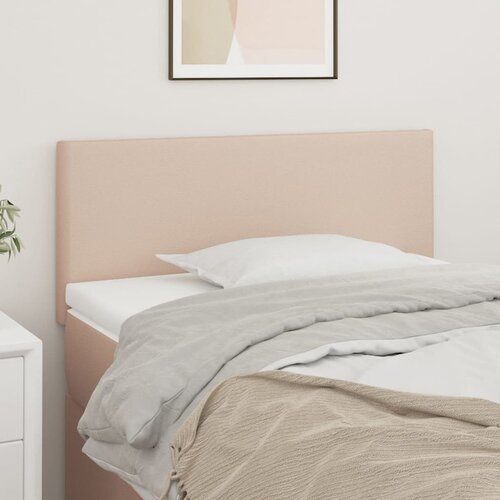 VidaXL Uzglavlje boja cappuccina 90x5x78/88 cm od umjetne kože Slike