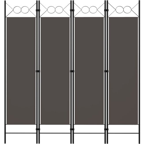 VidaXL Paravan 4-delni antraciten 160x180 cm Slike