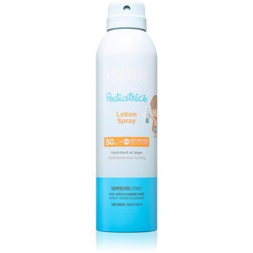 ISDIN Pediatrics Lotion Spray krema za sončenje v pršilu za otroke SPF 50 250 ml Cene