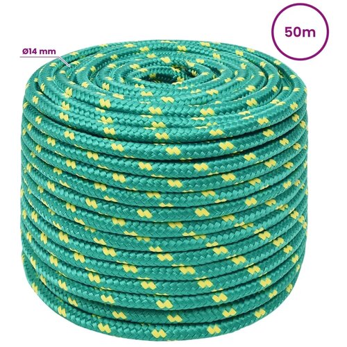  Vi&amp;scaron;enamjensko pomoćno uže 14 mm 50 m Zelena PP - Zelena 14 mm 50 m Slike