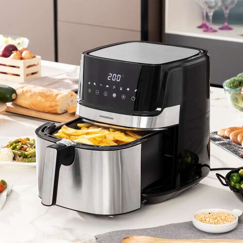  Friteza na Zrak InnovaGoods Fryinn Pro 5500 Crna 1700 W 5 5 L Nehrđajući Čelik Cijene