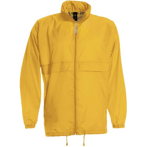  VJETROVKA S KAPULJAČOM ZIP UNISEX B&C SIROCCO ZLATNA ŽUTA XL Cene